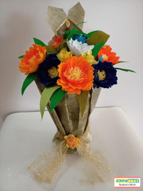 Online Course in Mumbai For Paper Flower Chocolate Bouquet Making Video Course (Pre-Recorded) in Hindi