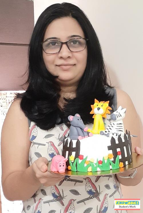 Online Course in Pune For Birthday Cakes + Fondant Cake : Baking & Icing Video Course (Pre-recorded) in Hindi