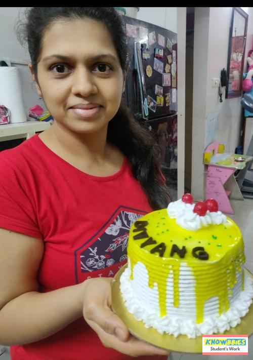 Online Course in Navi Mumbai For Birthday Cakes + Fondant Cake : Baking & Icing Video Course (Pre-recorded) in Hindi