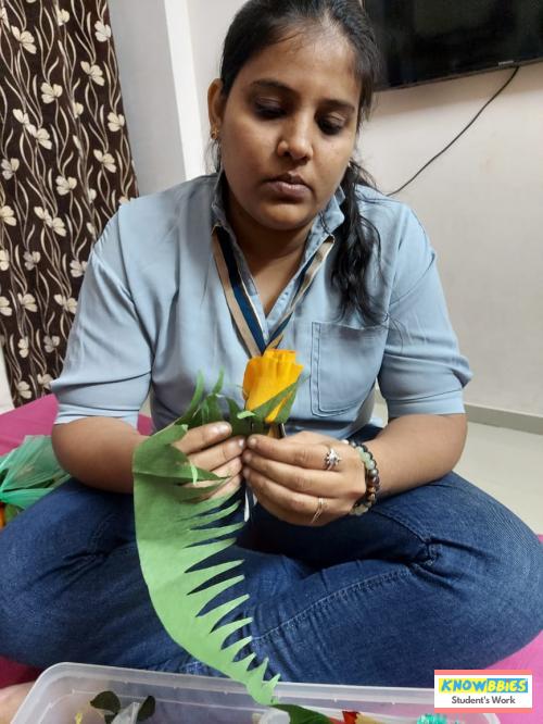 Online Course in Nagpur For Paper Flower Chocolate Bouquet Making Video Course (Pre-Recorded) in Hindi
