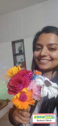 Online Course in Belagavi For Paper Flower Chocolate Bouquet Making Video Course (Pre-Recorded) in Hindi