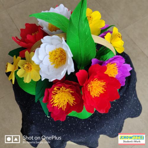 Online Course in Pune For Paper Flower Chocolate Bouquet Making Video Course (Pre-Recorded) in Hindi