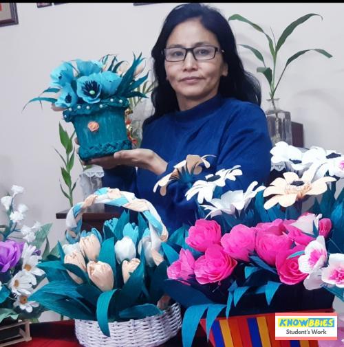 Online Course in Gurgaon For Paper Flower Chocolate Bouquet Making Video Course (Pre-Recorded) in Hindi
