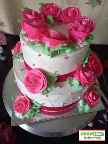 Online Course in Sawantwadi For Birthday Cakes + Fondant Cake : Baking & Icing Video Course (Pre-recorded) in Hindi