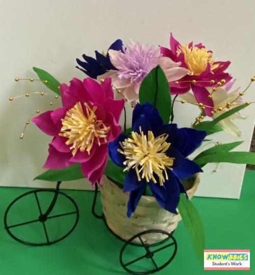 Online Course in Pune For Paper Flower Chocolate Bouquet Making Video Course (Pre-Recorded) in Hindi