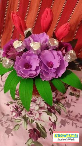 Online Course in Pune For Paper Flower Chocolate Bouquet Making Video Course (Pre-Recorded) in Hindi