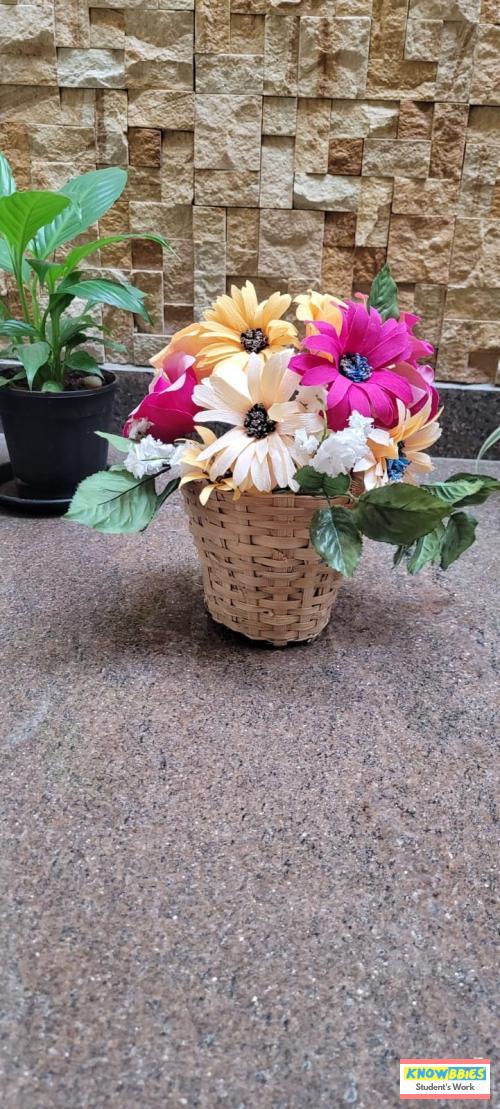Online Course in Bangalore For Paper Flower Chocolate Bouquet Making Video Course (Pre-Recorded) in Hindi
