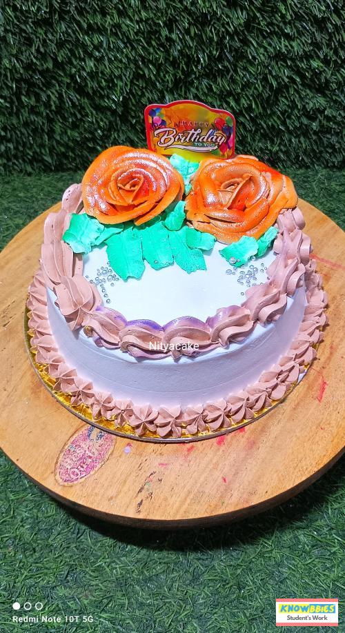 Online Course in Hatta   district -Damoh For Birthday Cakes + Fondant Cake : Baking & Icing Video Course (Pre-recorded) in Hindi