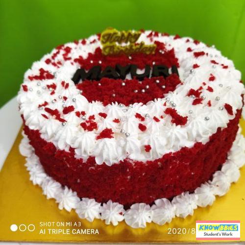 Online Course in Mumbai For Birthday Cakes + Fondant Cake : Baking & Icing Video Course (Pre-recorded) in Hindi